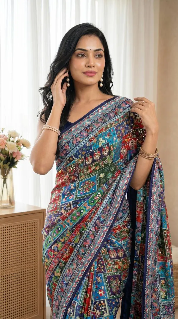 Multicolor_Satin_Crepe_Silk_Printed_Saree_For_Women