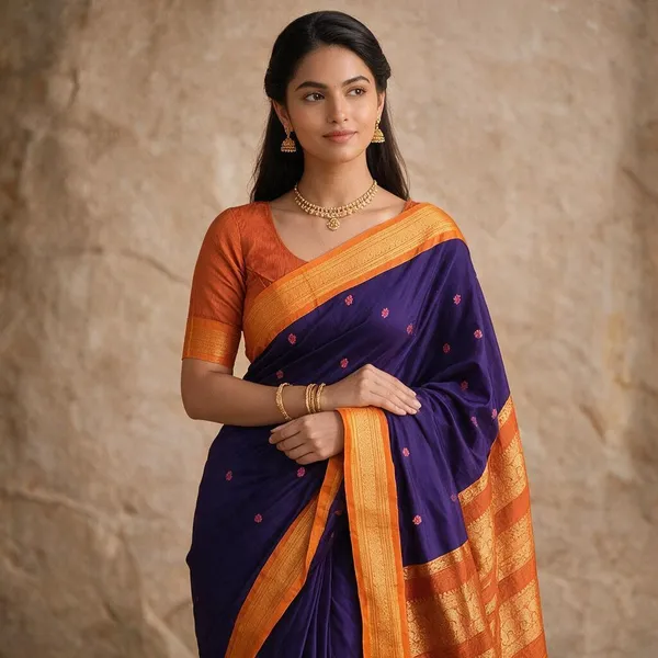Purple_Lichi_Silk_Woven_Traditional_Saree_For_Women