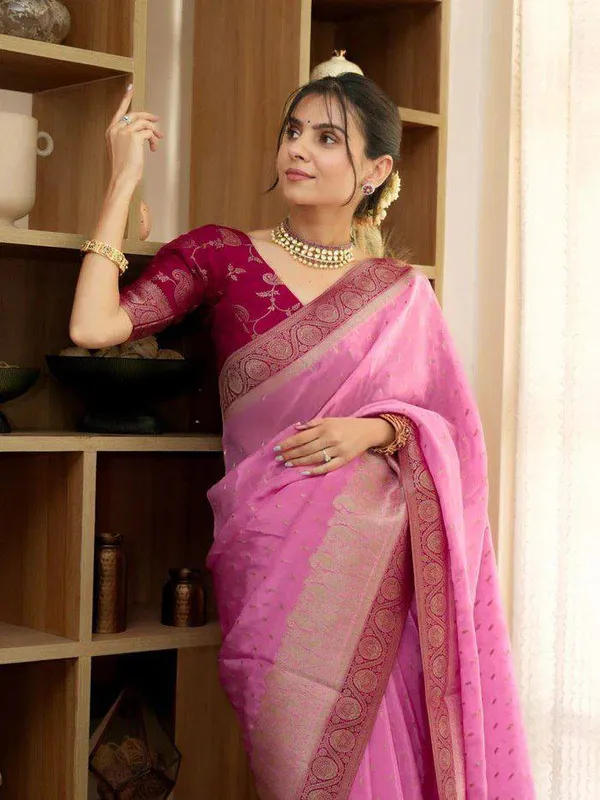 Pink_Lichi_Silk_Printed_Saree_For_Women