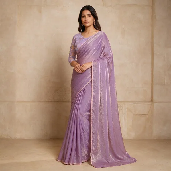Lavender_Bomkai_Silk_Shimmer_Saree_For_Women