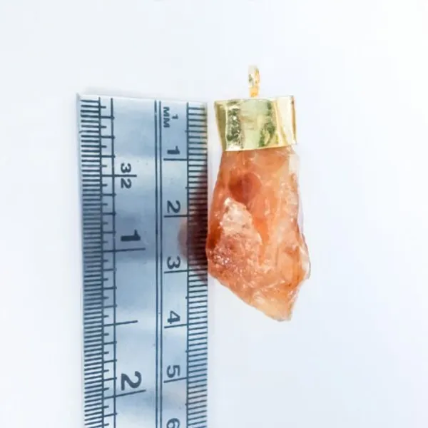 Citrine_Raw_Pendant
