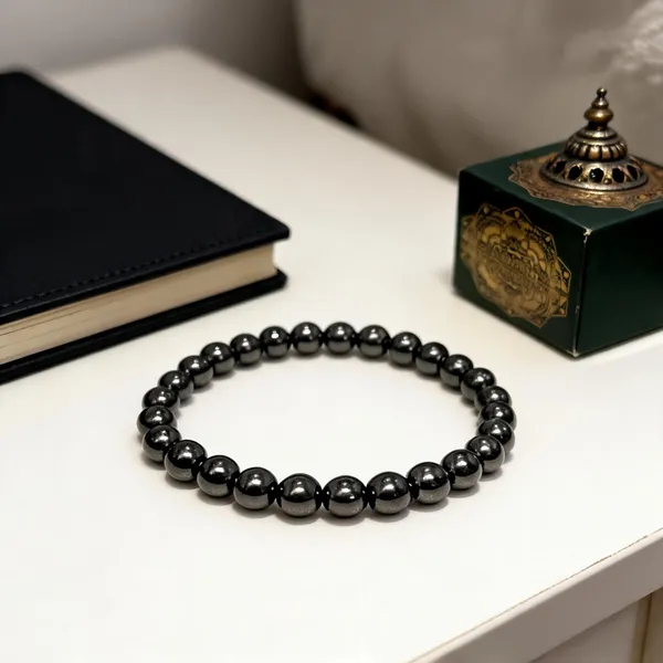 Metallic_Grey__Natural_Hematite_Bracelet_Relaxation