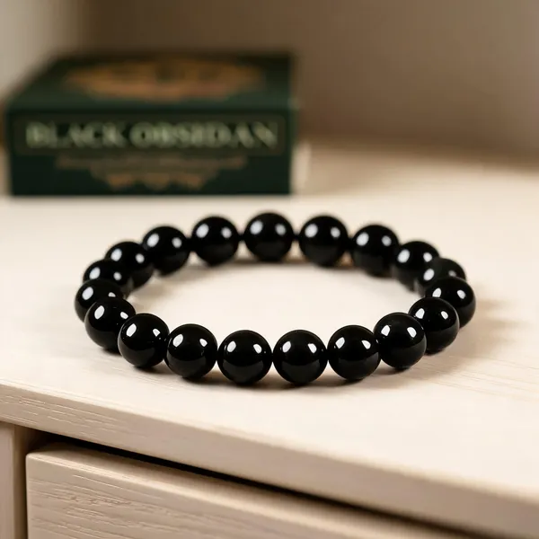 Black_Natural_Black_Obsidian__Bracelet_Spiritual_Crystal