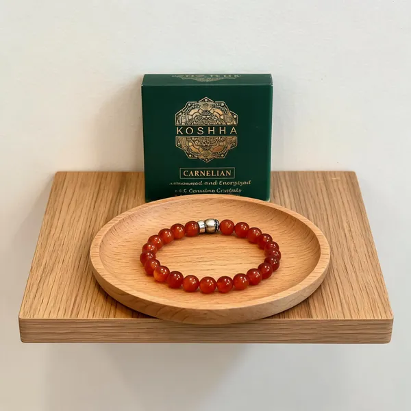 Orange__Natural_Carnelian__Bracelet_Meditation