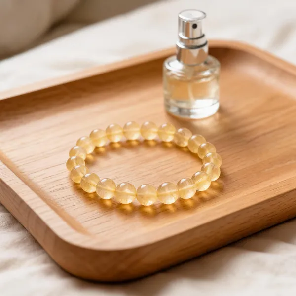 Yellow__Natural_Citrine_Beads__Bracelet_Everyday_Wear