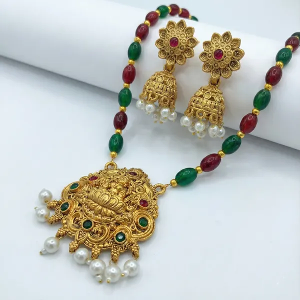 Gold_Tone_Temple_Jewellery_Necklace_Set_for_Women