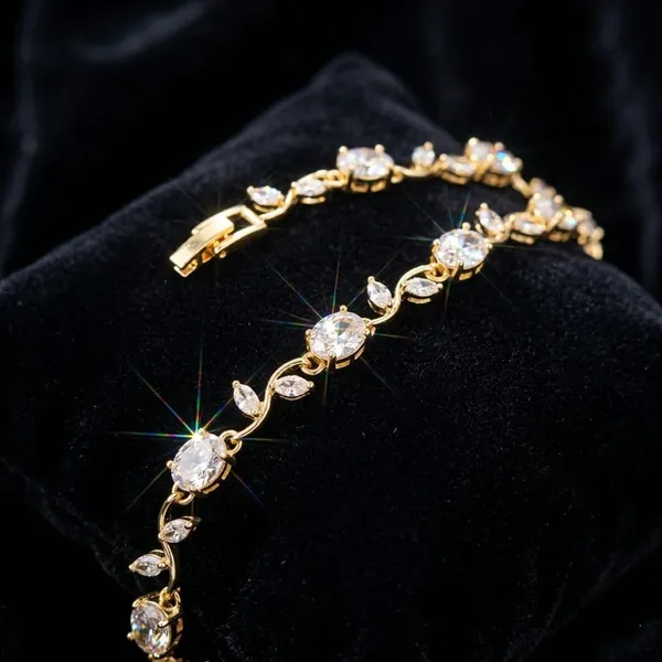 Gold_Tone_Crystal_Bracelet_For_Women