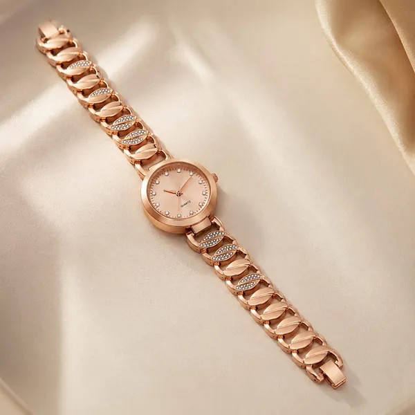 Rose_Gold_Tone_Analog_Bracelet_Watch_for_Women