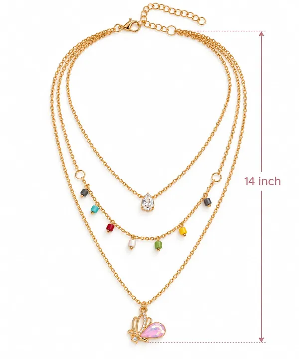 Gold_Tone_Layered_Butterfly_Necklace_for_Women