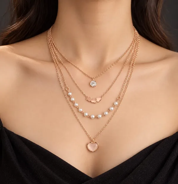 Rose_Gold_Layered_Pendant_Necklace_Set_for_Women