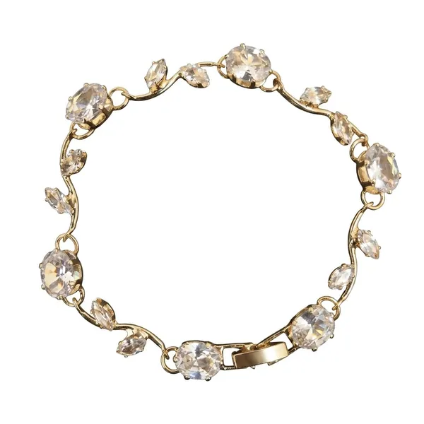 Gold_Tone_Crystal_Bracelet_For_Women