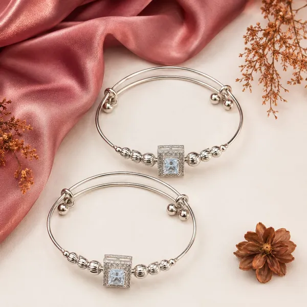 Silver-Tone_Beaded_Anklets_Pair_for_Women