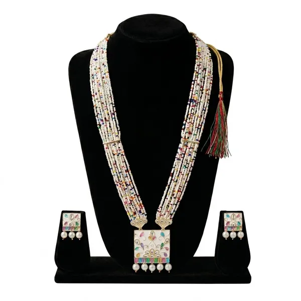 Multicolour_Beaded_Necklace_Set_for_Women