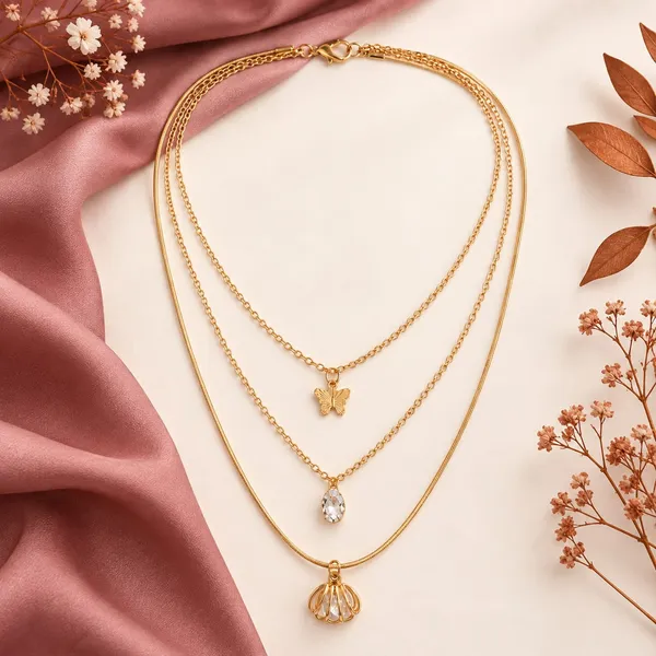 Gold_Tone_Layered_Pendant_Necklace_for_Women