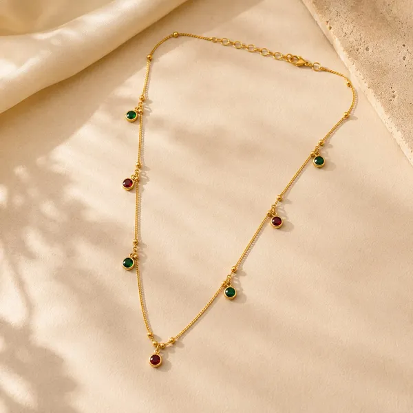 Gold_Tone_Multicolour_Stone_Necklace_for_Women