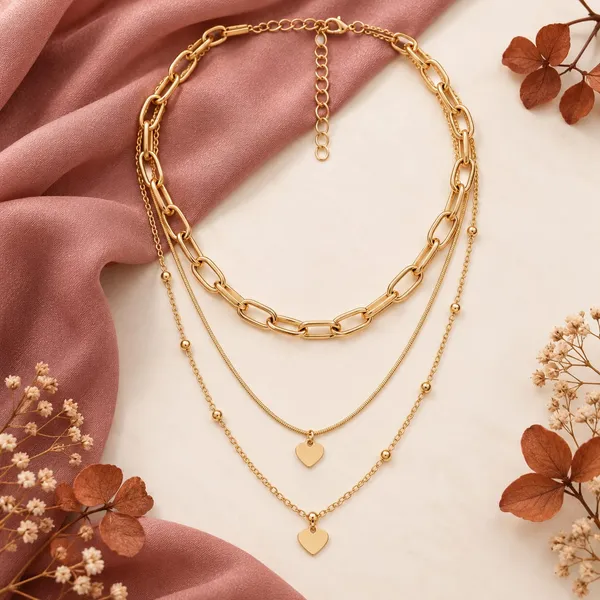 Gold_Tone_Layered_Heart_Pendant_Necklace_Set_for_Women