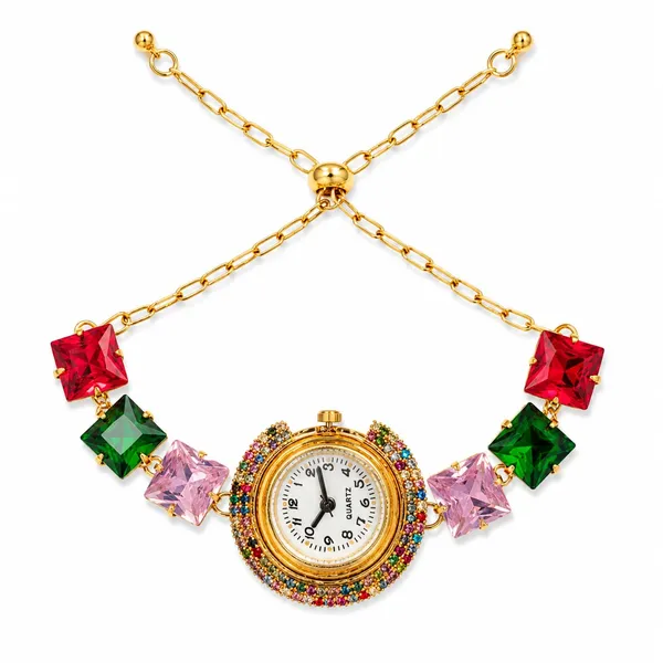 Gold_Tone_Multicolour_Bracelet_Watch_for_Women