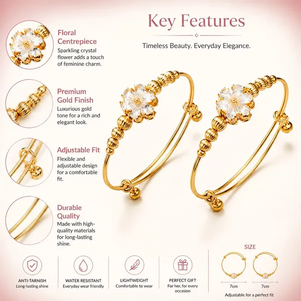 Gold_Finish_Floral_Crystal_Bangles_for_Women