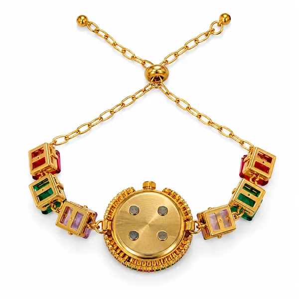 Gold_Tone_Multicolour_Bracelet_Watch_for_Women