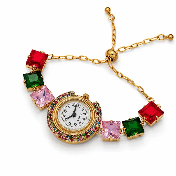Gold_Tone_Multicolour_Bracelet_Watch_for_Women