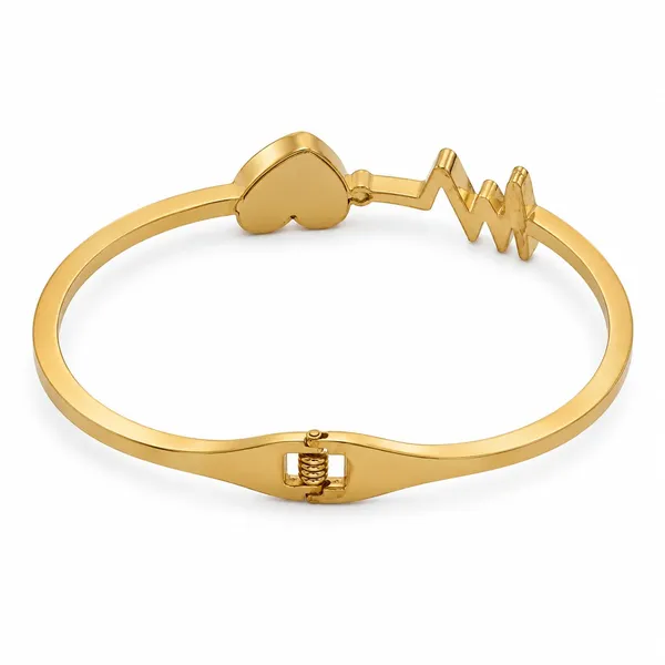 Gold_Tone_Heartbeat_Heart_Bracelet_for_Women