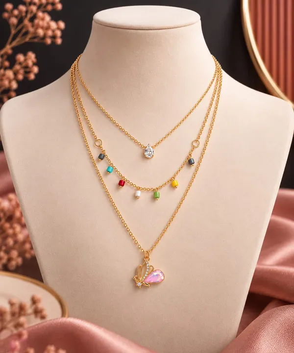 Gold_Tone_Layered_Butterfly_Necklace_for_Women