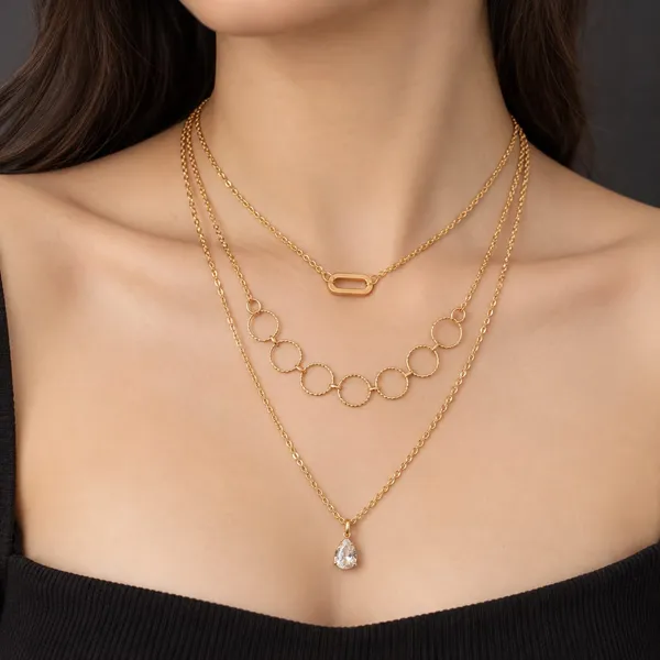 Gold_Tone_Layered_Necklace_for_Women
