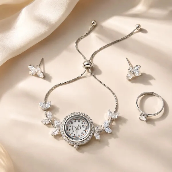 Silver_Floral_Crystal_Watch_Jewellery_Set_for_Women