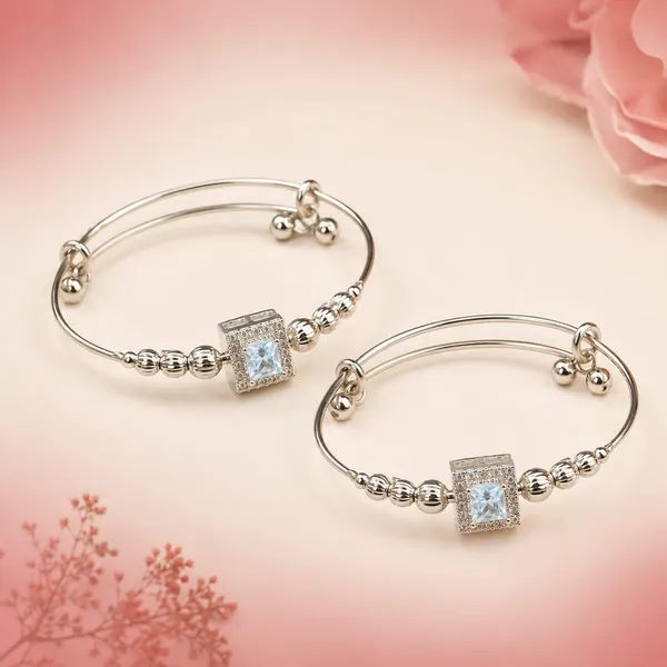 Silver-Tone_Beaded_Anklets_Pair_for_Women