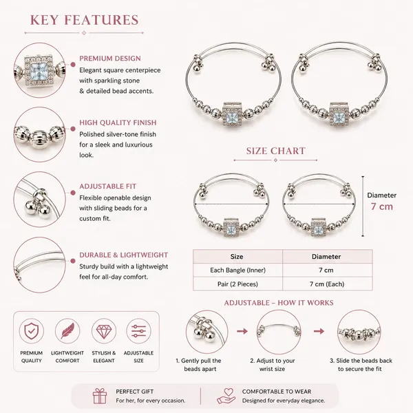 Silver-Tone_Beaded_Anklets_Pair_for_Women
