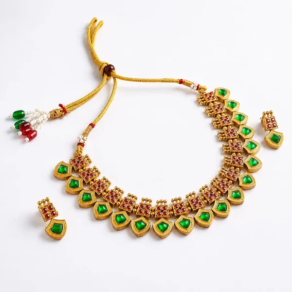 Gold_Tone_Embellished_Necklace_Set_for_Women