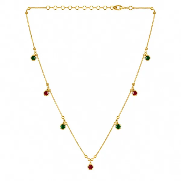 Gold_Tone_Multicolour_Stone_Necklace_for_Women