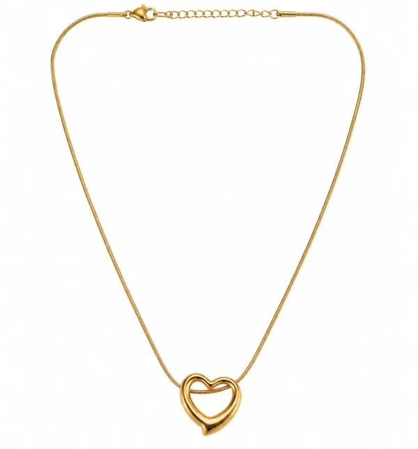 Gold_Tone_Heart_Pendant_Necklace_for_Women