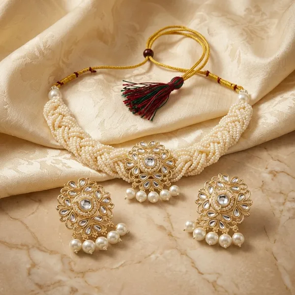 Gold_Tone_Floral_Pearl_Jewellery_Set_for_Women