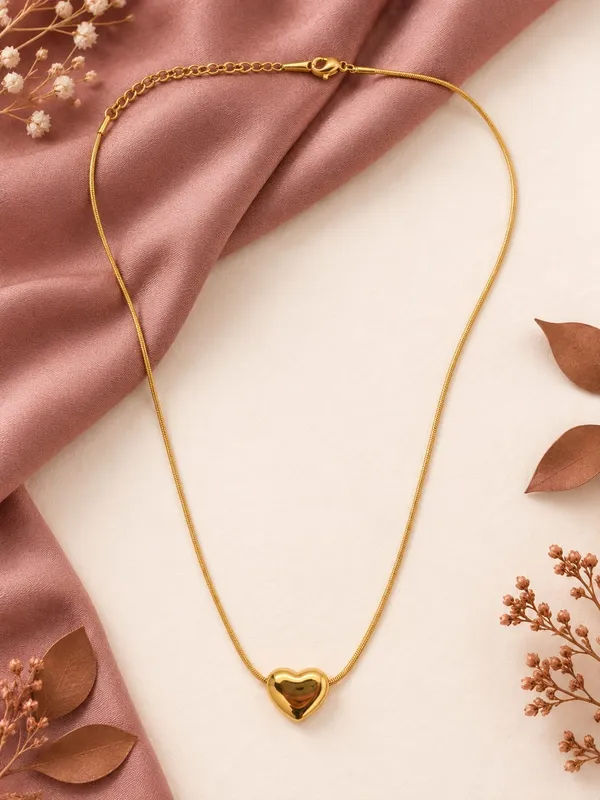 Gold_Tone_Heart_Pendant_Necklace_for_Women