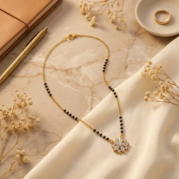 Gold_Tone_Beaded_Floral_Mangalsutra_Necklace_for_Women