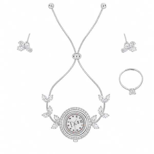 Silver_Floral_Crystal_Watch_Jewellery_Set_for_Women
