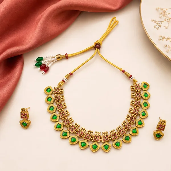 Gold_Tone_Embellished_Necklace_Set_for_Women