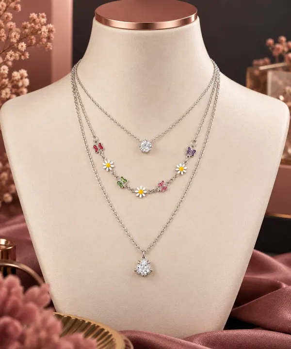 Silver_Tone_Layered_Necklace_for_Women