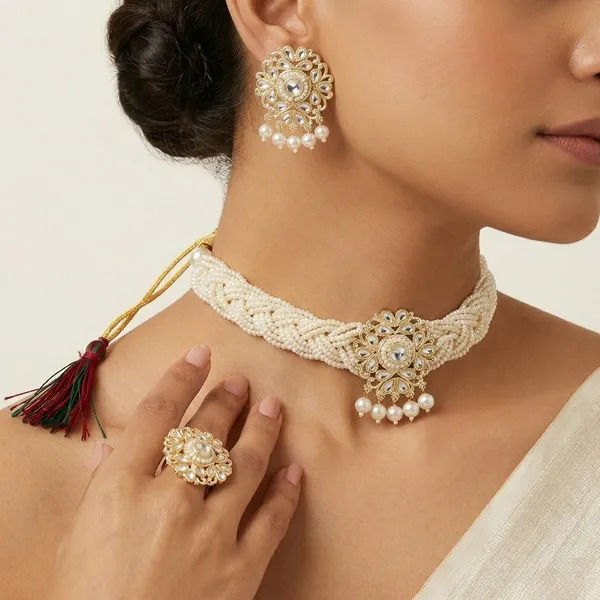 Gold_Tone_Floral_Pearl_Jewellery_Set_for_Women