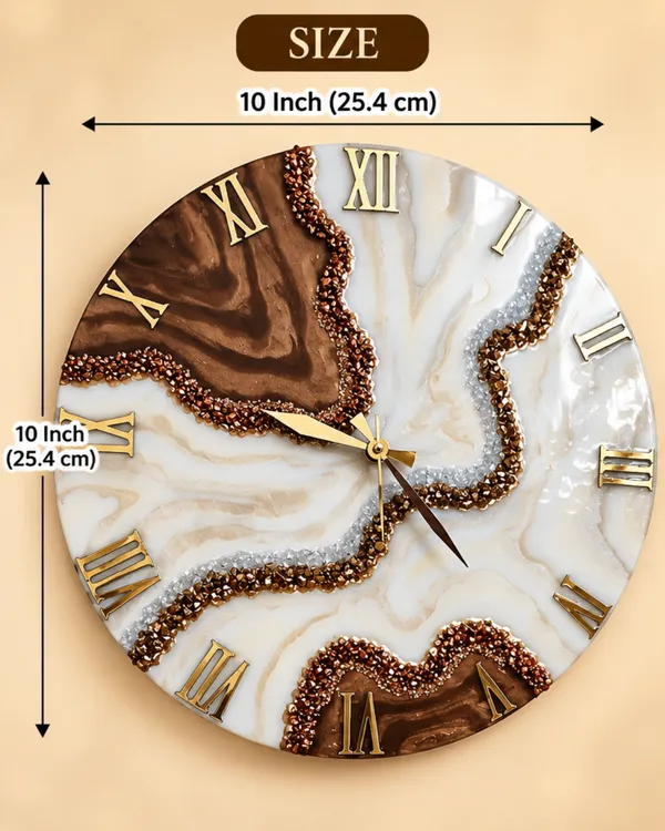 Luxury_Brown_&_White_Geode_Wall_Clock_–_Elegant_Gold_Roman_Numbers_Design