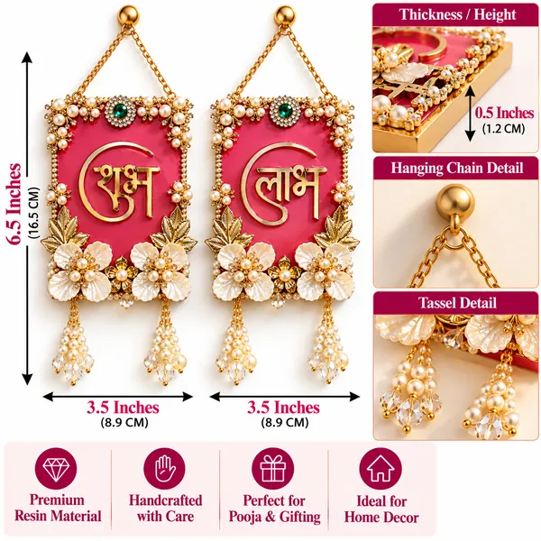 Handcrafted_Resin_Shubh_Labh_Wall_Hanging_Toran_–_Premium_Pink_Floral_Design_with_Pearl,_Crystal_&_Golden_Detailing_for_Diwali,_Pooja_&_Home_Décor