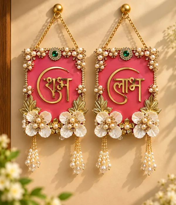Decorative_Shubh_Labh_Wall_Hanging_Set