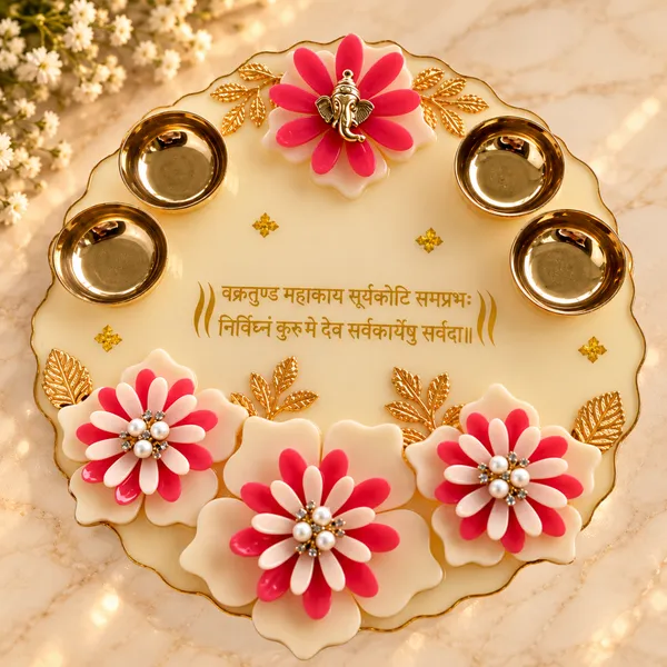 Handcrafted_Resin_Floral_Pooja_Thali_with_Ganesha_Design_&_4_Diya_Holders_–_Premium_Decorative_Thali_for_Pooja,_Diwali_&_Festive_Gifting