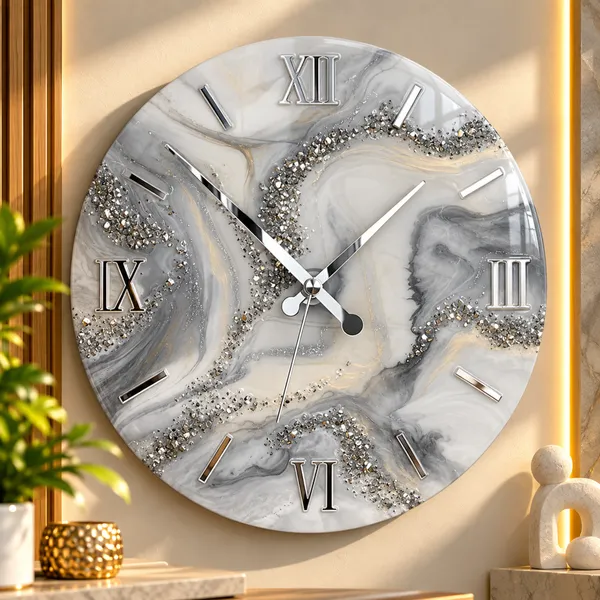Luxury_Geode_Marble_Resin_Wall_Clock_with_Silver_Numbers_|_Premium_Handmade_Decorative_Clock