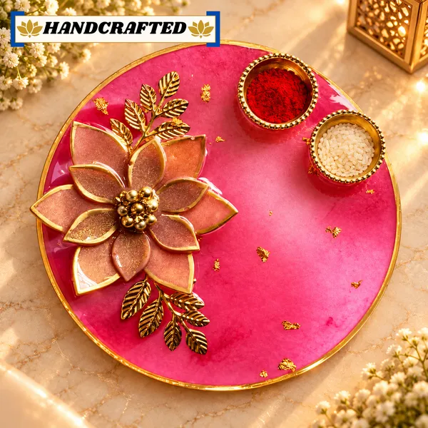 Resin_Traditional_Floral_Pooja_Thali_Set