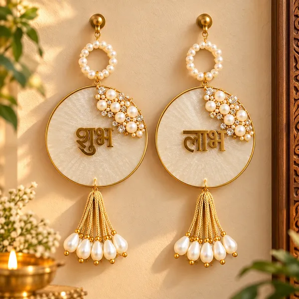 Gold_Pearl_Embellished_Shubh_Labh_Earrings_for_Women