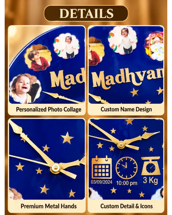 Personalized_Baby_Photo_Memory_Wall_Clock_|_Custom_Name,_Time,_Weight_&_Photo_Collage_Resin_Clock