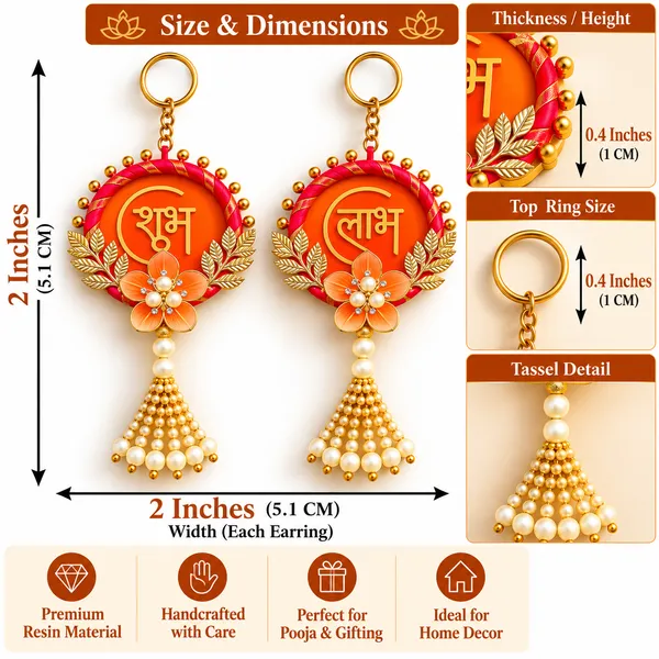 Handcrafted_Shubh_Labh_Wall_Hanging_Toran_–_Traditional_Resin_Art_Décor_with_Floral_Design,_Pearl_Tassels_&_Golden_Detailing_for_Diwali,_Pooja_&_Home_Decoration