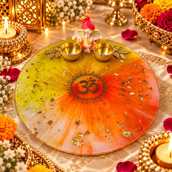 Resin_Traditional_Om_Pooja_Thali_Set